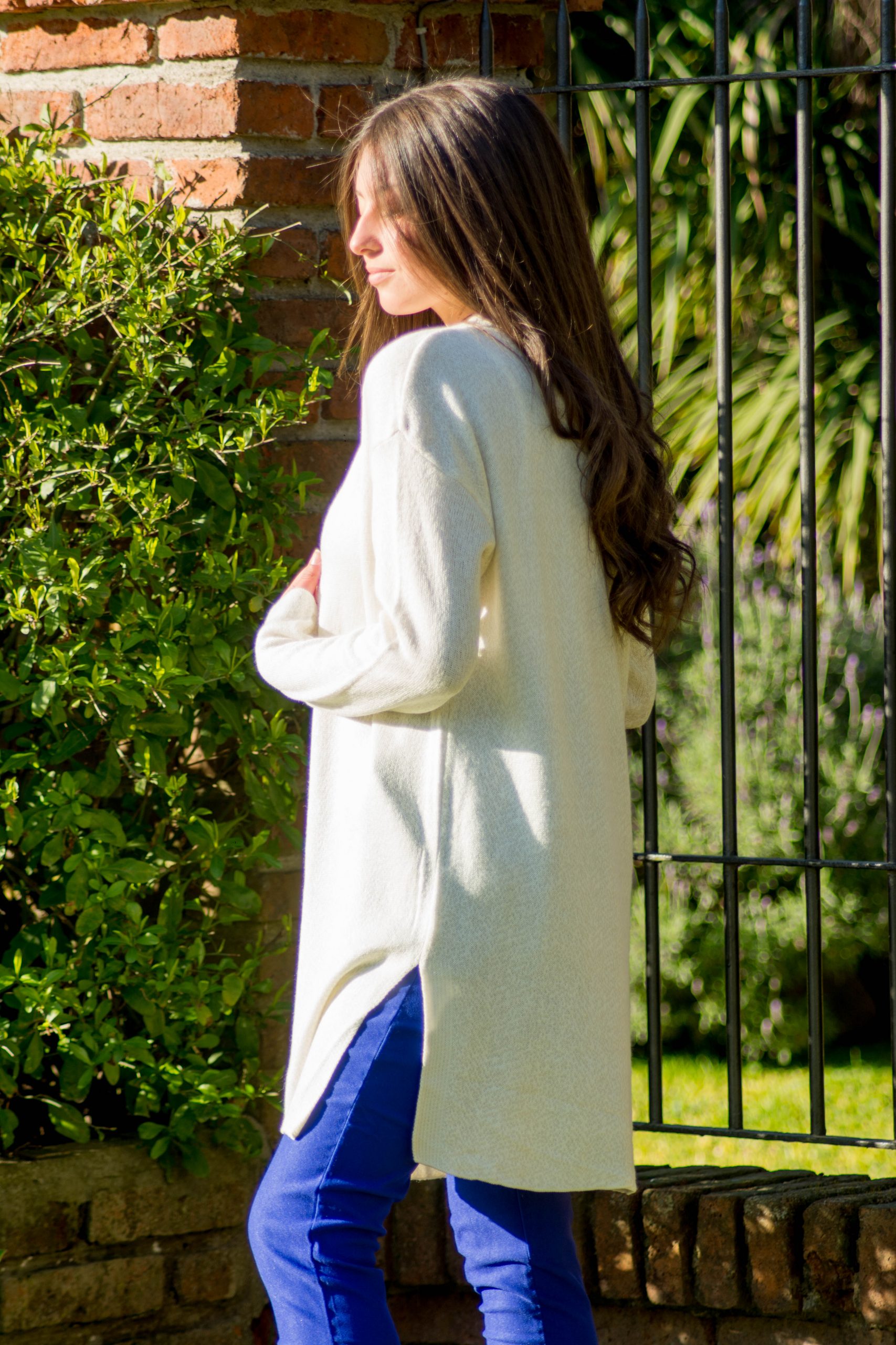 Saco básico largo viscosa