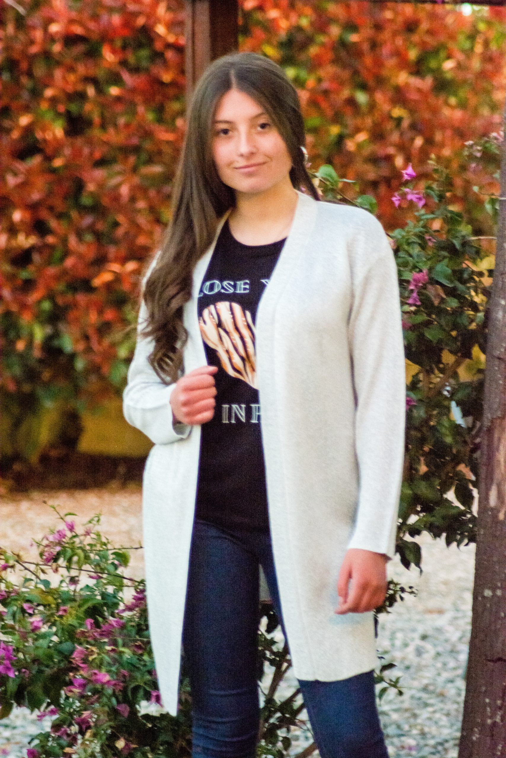 Saco básico largo viscosa